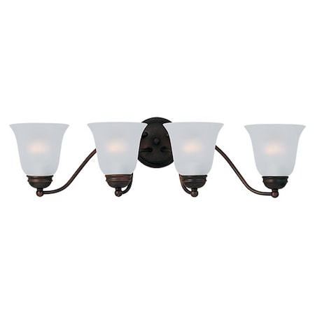 Maxim Lighting Basix 4-Light Bath Vanity 2123FTOI